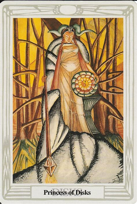 thoth tarot princess of disks